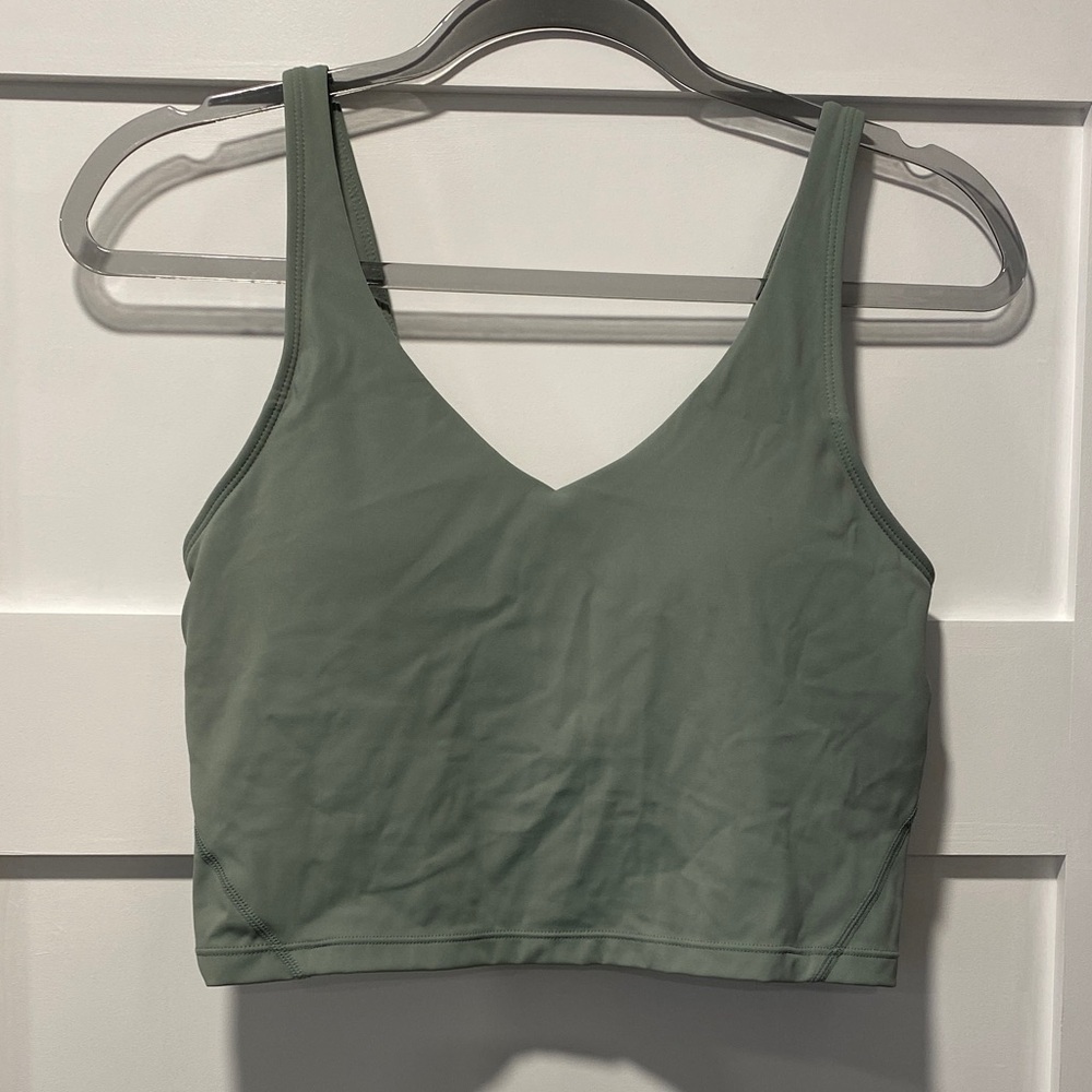 Women's Green Sports Bra